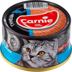 Мясной паштет Carnie для взрослых кошек 95 г (тунец) (90037)
