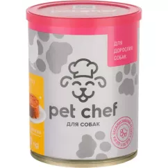 Мясной паштет для взрослых собак Pet Chef 360г (курица) (4820255190242)
