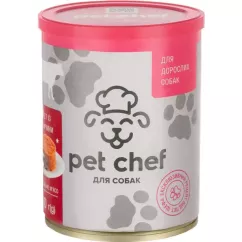 Мясной паштет для взрослых собак Pet Chef 800г (говядина) (4820255190457)