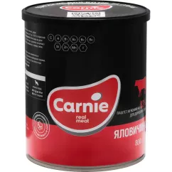 М'ясний паштет для дорослих собак Carnie 800г (яловичина) (4820255190204)