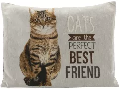 Подушка для кошек Trixie «Chipo» с котом 60 x 48 см (серая) (38083)