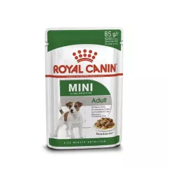 Вологий корм для дорослих собак дрібних порід Royal Canin Mini Adult 85г (домашня птиця) (10960019)