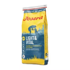 Josera Light & Vital 15 kg (домашняя птица) сухой диетический корм для взрослых собак