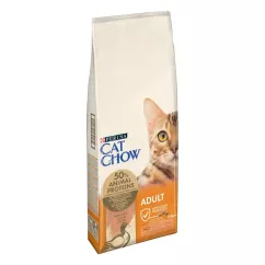Сухой корм CAT CHOW Adult для взрослых кошек с уткой 15 кг (утка) (7613035394889)