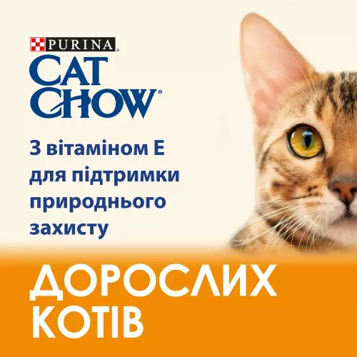 Сухий корм CAT CHOW Adult для дорослих котів із качкою 15 кг (качка) (7613035394889) - фото №4