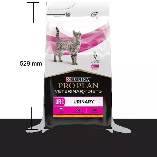 Purina Pro Plan Veterinary Diets UR Urinary 5 кг (курка) сухий корм для котів для розчинення та зниж - фото №4