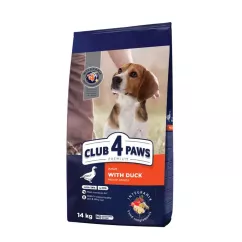 Сухий корм для дорослих собак середніх порід Club 4 Paws Premium 14 кг (качка) (B4531322)