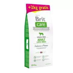 Brit Care Adult Large Breed Salmon & Potato 12+2 kg сухий корм для дорослих собак