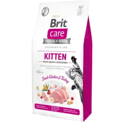 Сухий корм для кошенят Brit Care Kitten HGrowth & Development 7 кг (курка та індичка) (171277/0662)