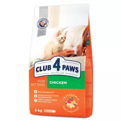 Клуб 4 Лапы Premium 5 кг (курица) сухой корм для котят