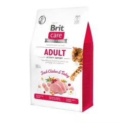 Сухий корм для котів Brit Care Cat GF Adult Activity Support 400 г (курка і індичка) (171299/0839)
