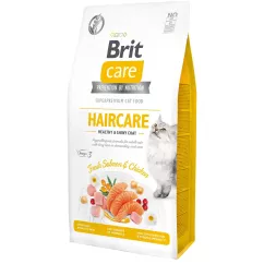Сухий корм для котів Brit Care Cat GF Haircare Healthy & Shiny Coat 7 кг (курка і лосось) (171305/0877)