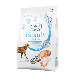 Сухой корм для кошек Podium Shiny Coat & Dental Care 1.5 кг (морепродукты) (B1802201)