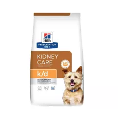 Hills Prescription Diet Dog Canine k/d 2 кг (домашняя птица) сухой корм для собак, при заболеваниях 