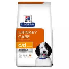 Hills Prescription Diet Canine c/d Multicare 2 кг (курица) сухой корм для собак, при заболеваниях мо