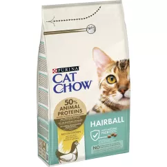 Сухой корм для выведения шерсти у кошек Cat Chow Hairball Control 1,5 кг (курица) (5997204514486)