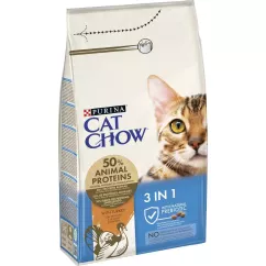 Сухий корм для котів Cat Chow Feline 3in1 1,5 кг (індичка) (7613034155139)