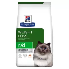 Сухой корм для кошек для снижения веса Hills Prescription Diet r/d Weight 3 кг (курица) (606524)