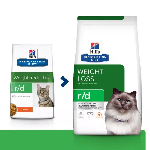 Сухий корм для котів для зниження ваги Hills Prescription Diet r/d Weight 3 кг (курка) (606524) - фото №2