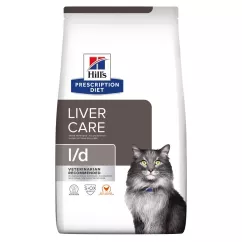 Сухой корм для кошек с заболеваниями печени Hills Prescription Diet Feline л/д 1,5 кг (птица) (605968)