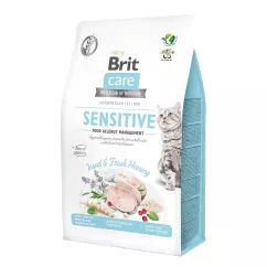Сухой корм для кошек с пищевой непереносимостью Brit Care Cat GF Insect 400 г (насекомые и рыба) (171962)