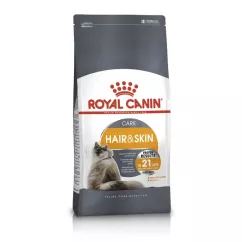Сухой корм для кошек, шерсть которых требует дополнительного ухода Royal Canin Hair & Skin 400 г (домашняя птица) (2526004)