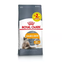 Royal Canin hair and skin care 8 кг + 2 кг (домашній птах) сухий корм для котів вовна яких потребує 
