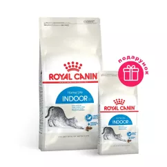 Сухой корм для кошек, живущих в помещении Royal Canin Indoor 27, 2 кг + 400 г в ПОДАРОК (домашняя птица) (10915)