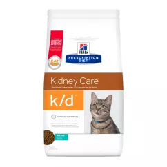 Hills PD Feline K/D 1,5 кг (тунець) сухий корм для котів при захворюванні нирок