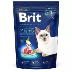 Brit Premium by Nature Cat Sensitive 1,5 кг (ягня) сухий корм для котів з чутливим травленням