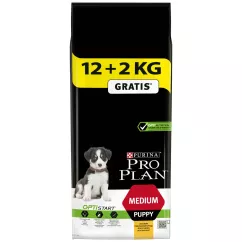 Pro Plan Puppy Medium 12+ 2 kg (курка) сухий корм для цуценят та молодих собак середніх порід