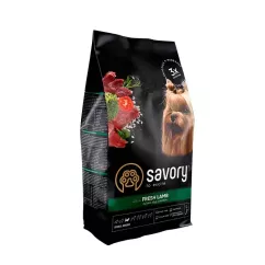 Savory 1 кг (ягненок) сухой корм для собак малых пород