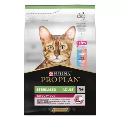 Purina Pro Plan Sterilised 3 кг (треска и форель) сухой корм для котов