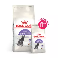 Сухой корм для стерилизованных кошек Royal Canin Sterilised 37, 2 кг + 400 г в ПОДАРОК (домашняя птица) (10933)