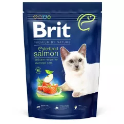 Brit Premium Nature Cat Sterilized Salmon 1,5 кг (лосось) сухий корм для стерилізованих котів