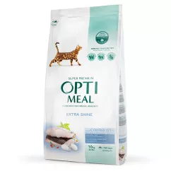 Сухой корм для взрослых кошек Optimeal с высоким содержанием щепы 10 кг (треска) (B1831301)