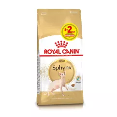 Royal Canin sphynx 8 кг + 2 кг (домашняя птица) сухой корм для котов породы сфинкс