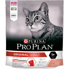Сухой корм для взрослых кошек Pro Plan Original Adult Salmon 400 г (лосось) (7613036545037)
