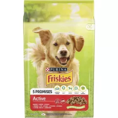 Purina Friskies Active 10 kg (ягненок) сухой корм для взрослых собак