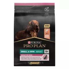 Pro Plan Mini Sensitive Skin 3 kg (лосось) сухой корм для взрослых собак мелких пород с чувствительн