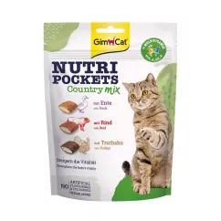 GimCat Nutri Pockets Ласощі для котів Кантрі мікс 150 г (G-419183/419275)