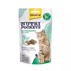 Ласощі для котів GimCat Nutri Pockets Котяча м'ята + Мультивітамін 60 г (G-419282/400723)