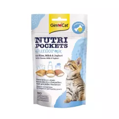 GimCat Nutri Pockets Junior Mix Ласощі для кошенят 60 г (G-418261/419381)