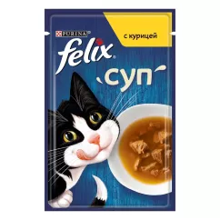 Felix Soup pouch 48 г (курка) вологий корм для котів