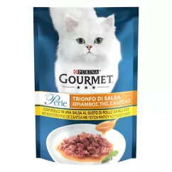 Purina Gourmet Perle pouch 85 г (курица мини филе) влажный корм для котов