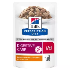 Влажный корм для кошек при заболеваниях желудочно-кишечного тракта Hills Prescription Diet i/d 85 г (курица) (606407)