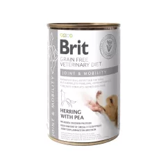 Влажный корм для собак Brit VetDiets Joint & Mobility для поддержания здоровья суставов 400г (селедка и горошек) (100271/5996)