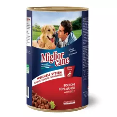 Влажный корм для собак Migliorcane 1250 г (говядина) (8007520011525)