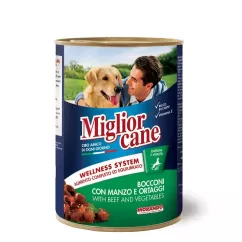Влажный корм для собак Migliorcane 405г (говядина и овощи) (8007520011211)