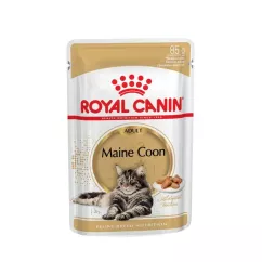 Вологий корм для дорослих котів породи мейн-кун Royal Canin Maine Coon Adult 85 г (домашня птиця) (2031001)